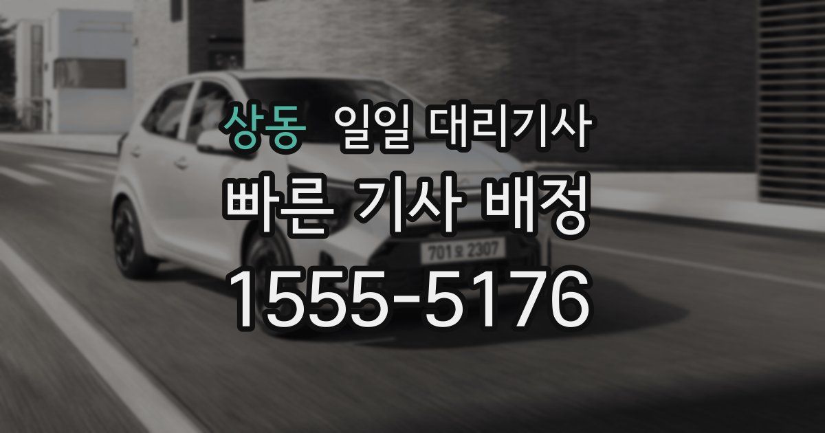 상동 일일 대리기사
