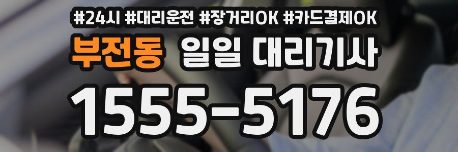 부전동 일일 대리기사