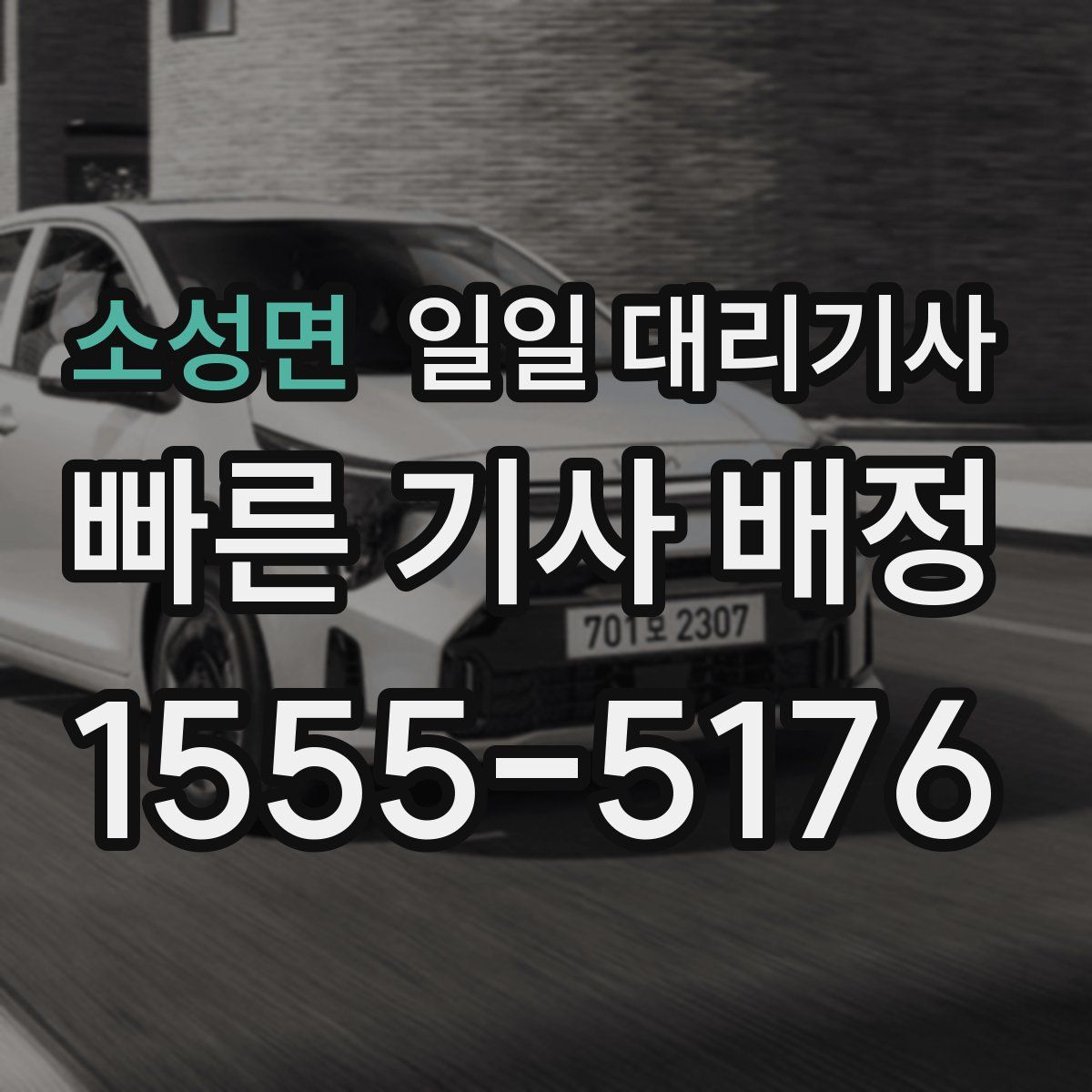 소성면 일일 대리기사