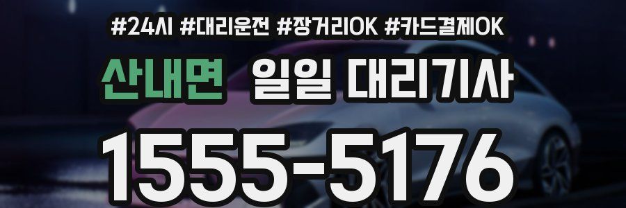 산내면 일일 대리기사