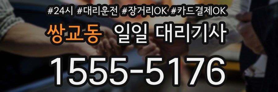 쌍교동 일일 대리기사