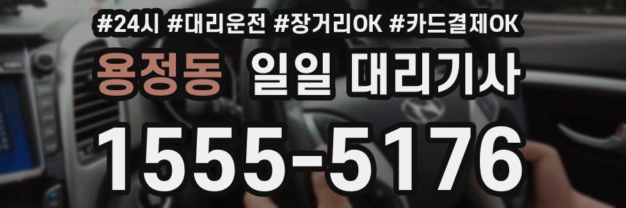용정동 일일 대리기사