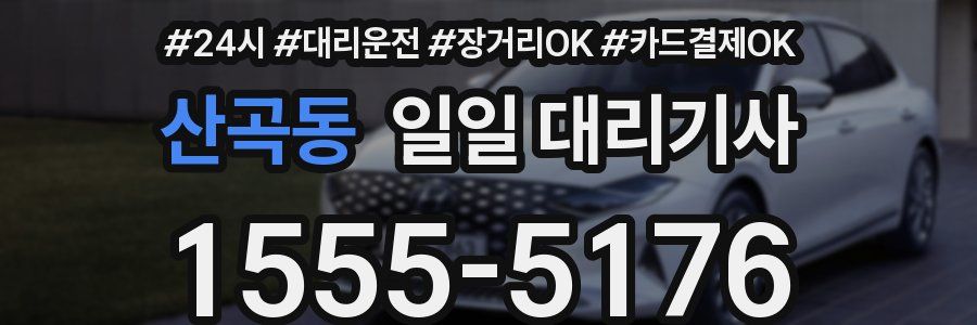 산곡동 일일 대리기사