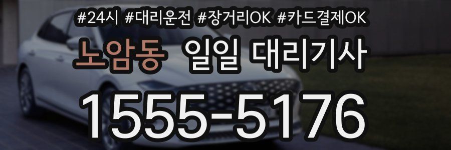 노암동 일일 대리기사