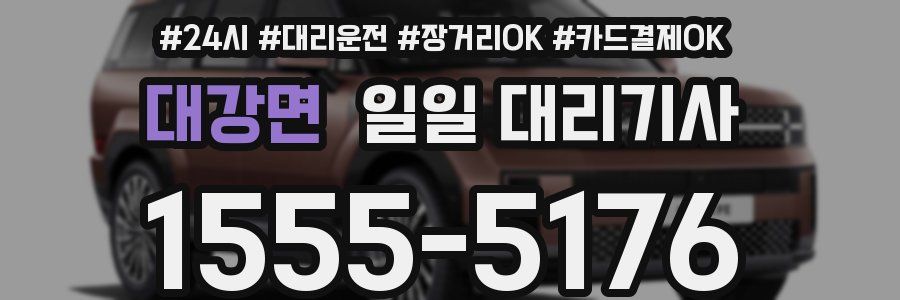대강면 일일 대리기사