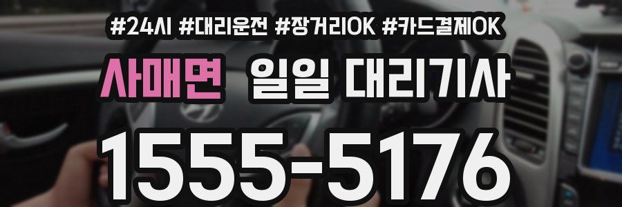 사매면 일일 대리기사