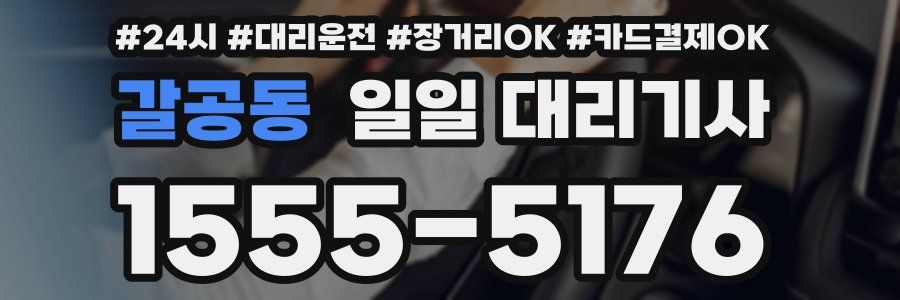 갈공동 일일 대리기사