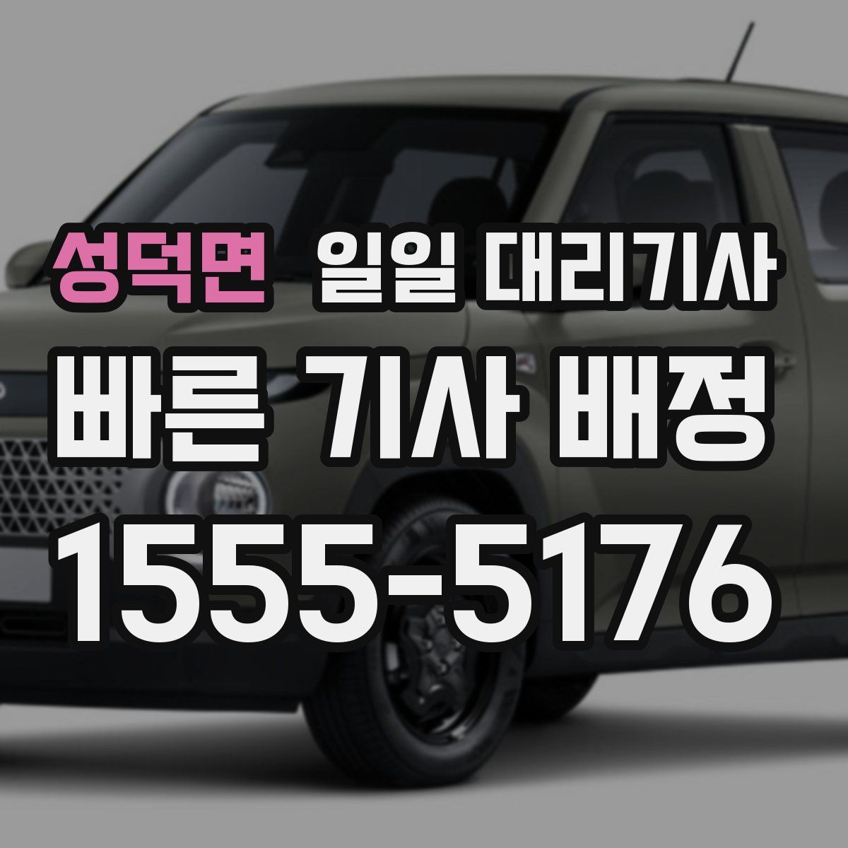 성덕면 일일 대리기사