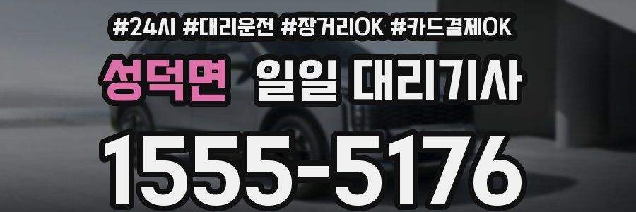 성덕면 일일 대리기사