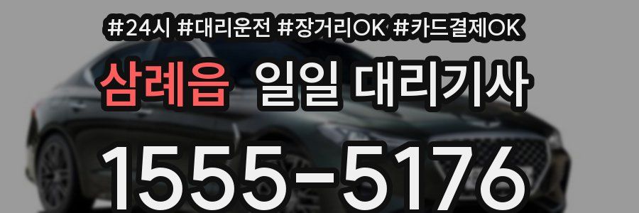 삼례읍 일일 대리기사