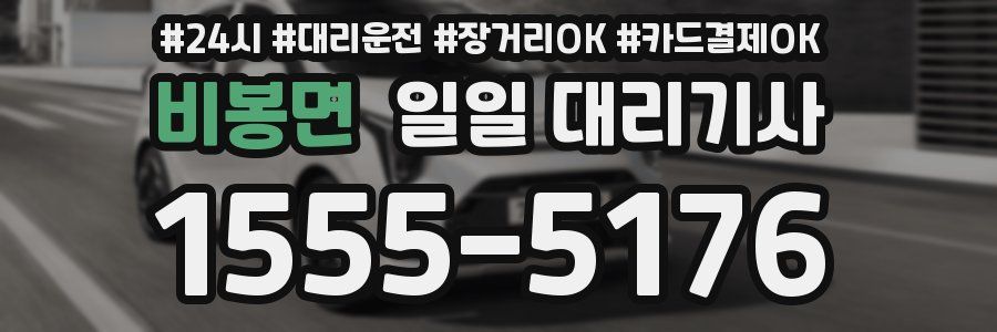 비봉면 일일 대리기사