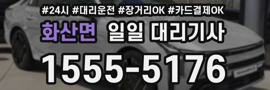 화산면 일일 대리기사