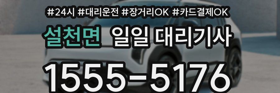 설천면 일일 대리기사