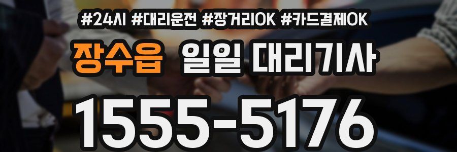 장수읍 일일 대리기사