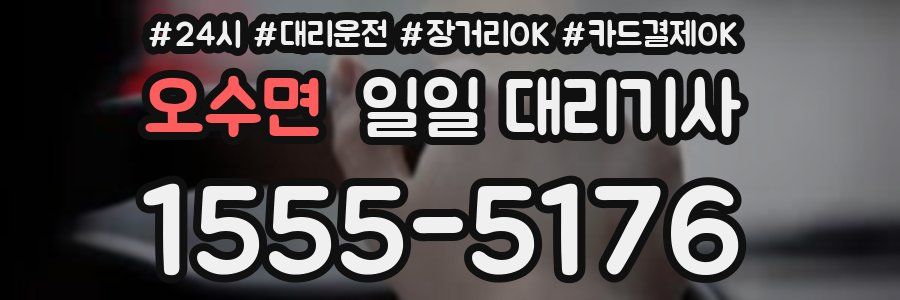 오수면 일일 대리기사