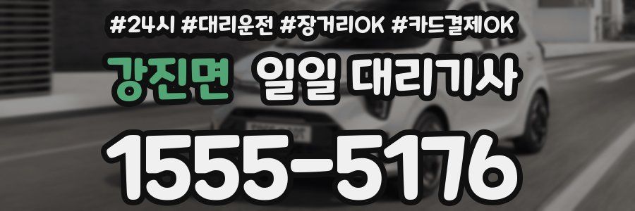 강진면 일일 대리기사