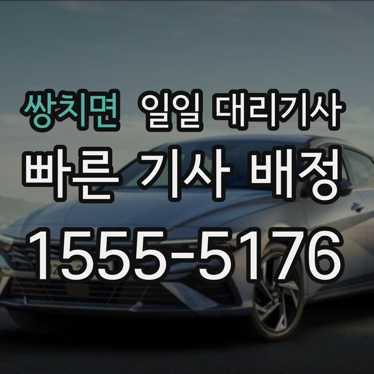 쌍치면 일일 대리기사