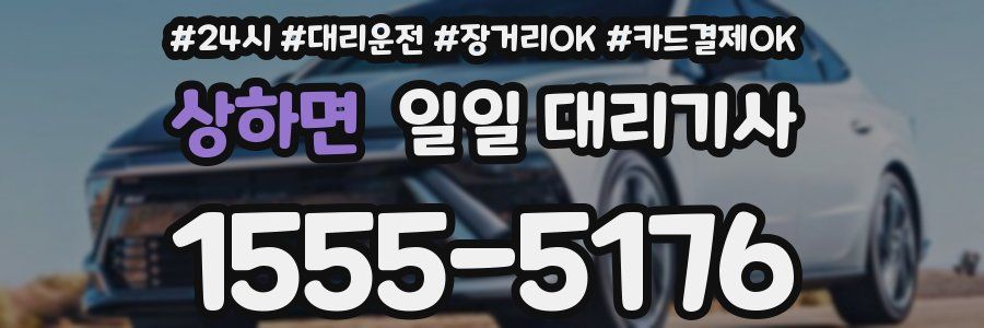 상하면 일일 대리기사