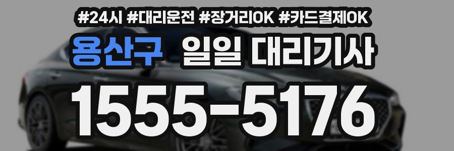 용산구 일일 대리기사