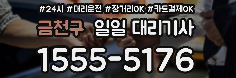 금천구 일일 대리기사