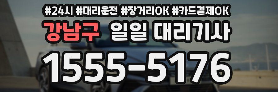 강남구 일일 대리기사