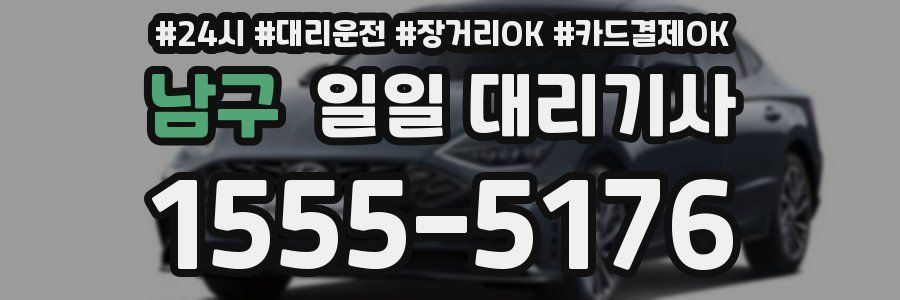 남구 일일 대리기사