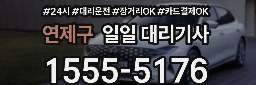 연제구 일일 대리기사