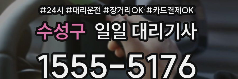 수성구 일일 대리기사