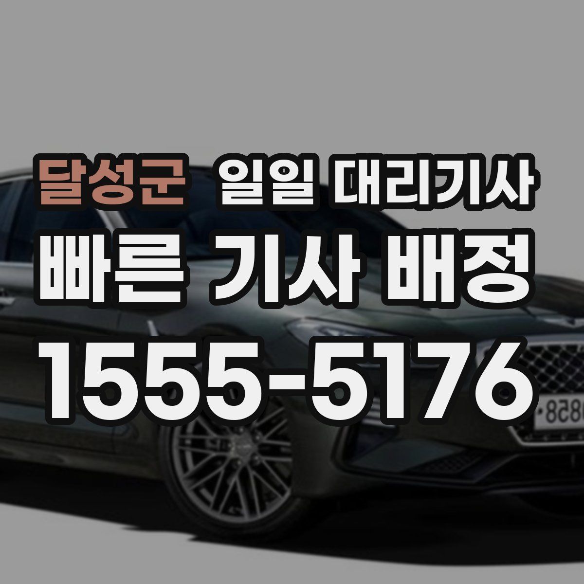 달성군 일일 대리기사