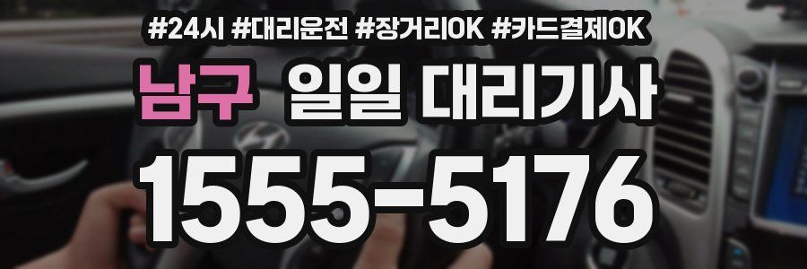 남구 일일 대리기사