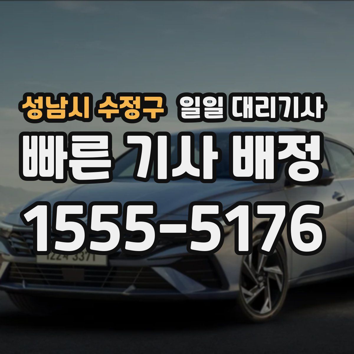 성남시 수정구 일일 대리기사