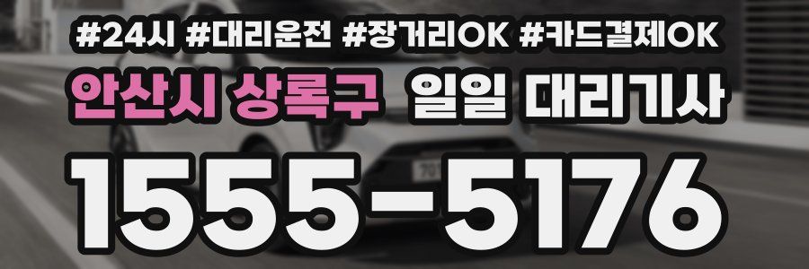 안산시 상록구 일일 대리기사