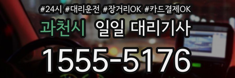 과천시 일일 대리기사