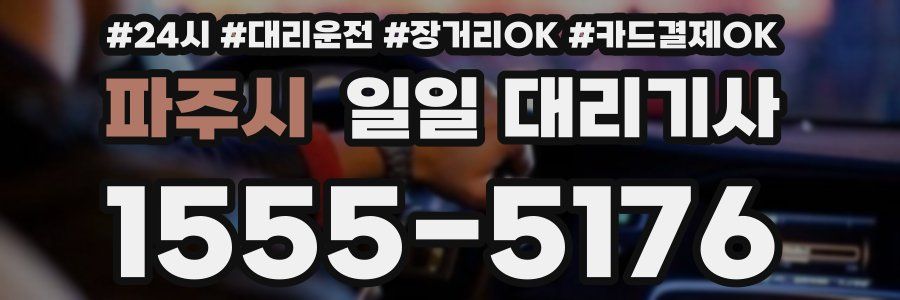파주시 일일 대리기사