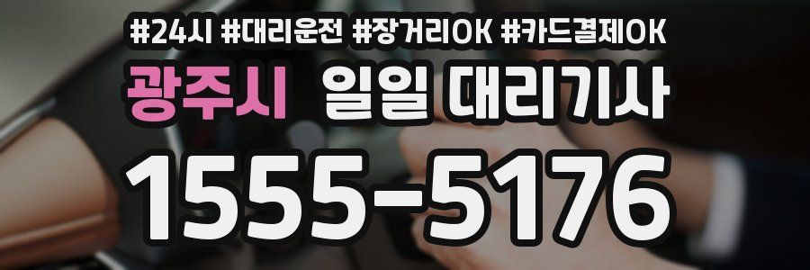 광주시 일일 대리기사