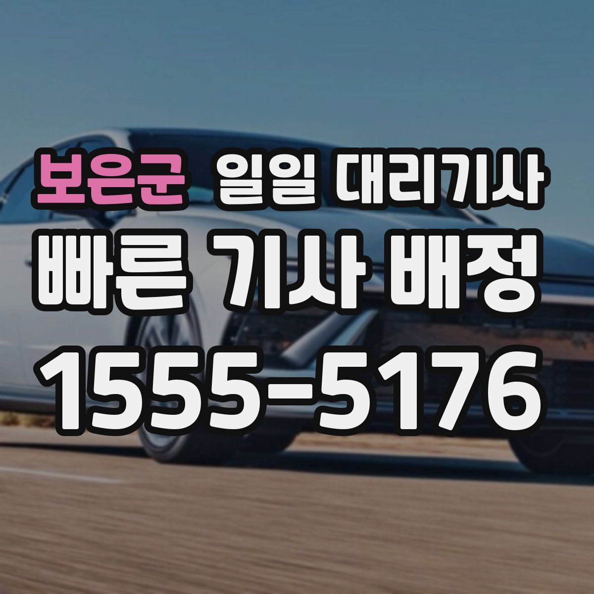 보은군 일일 대리기사