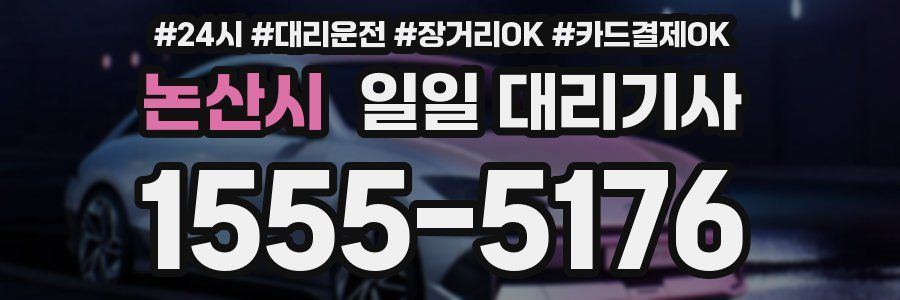 논산시 일일 대리기사