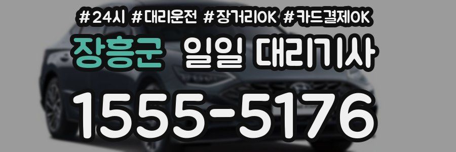 장흥군 일일 대리기사