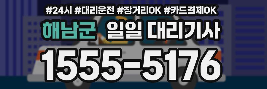 해남군 일일 대리기사