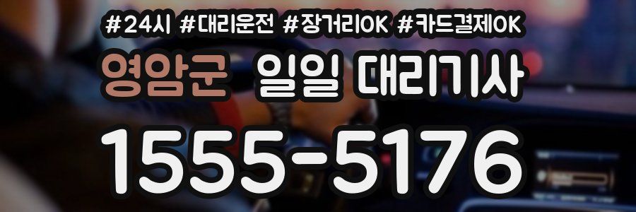 영암군 일일 대리기사