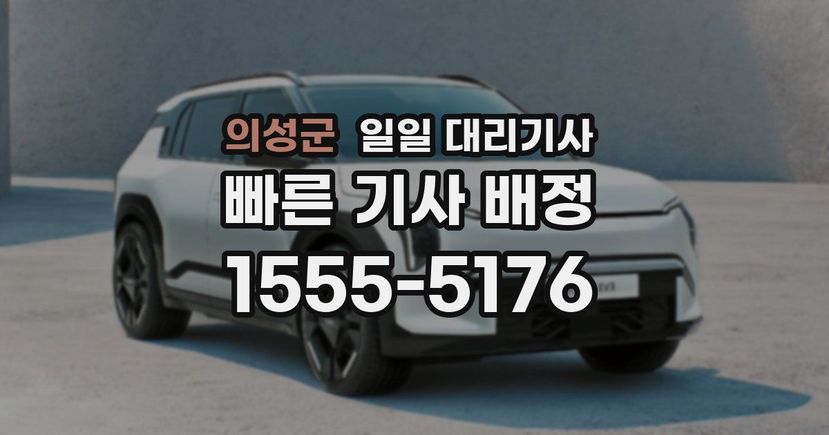 의성군 일일 대리기사