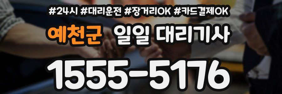 예천군 일일 대리기사