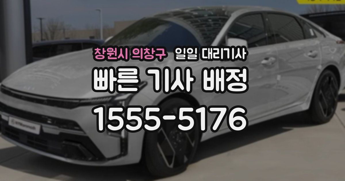 창원시 의창구 일일 대리기사