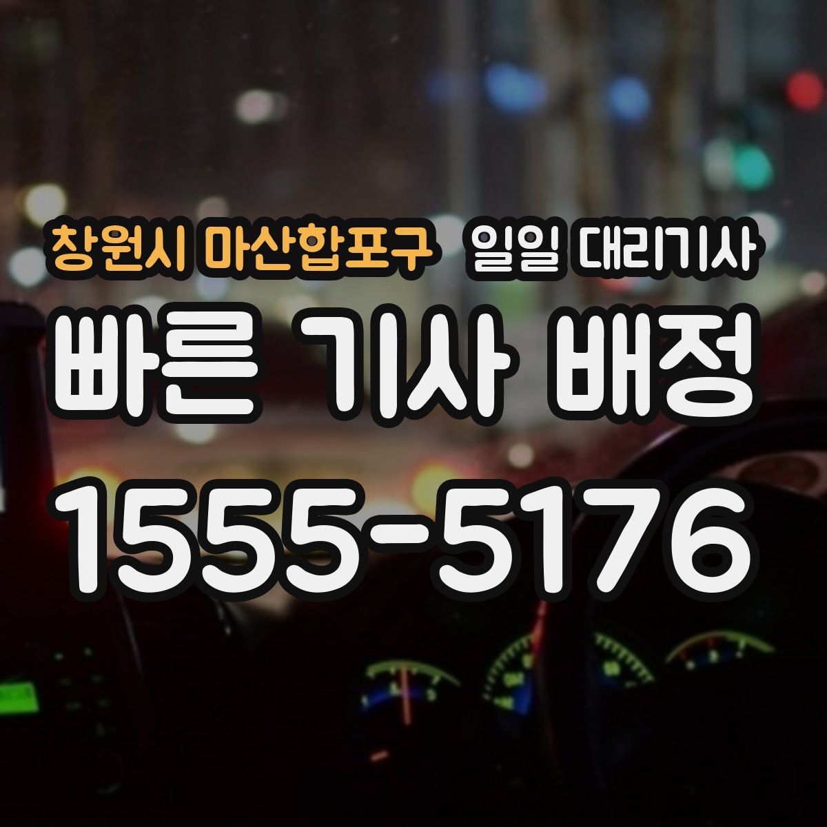 창원시 마산합포구 일일 대리기사
