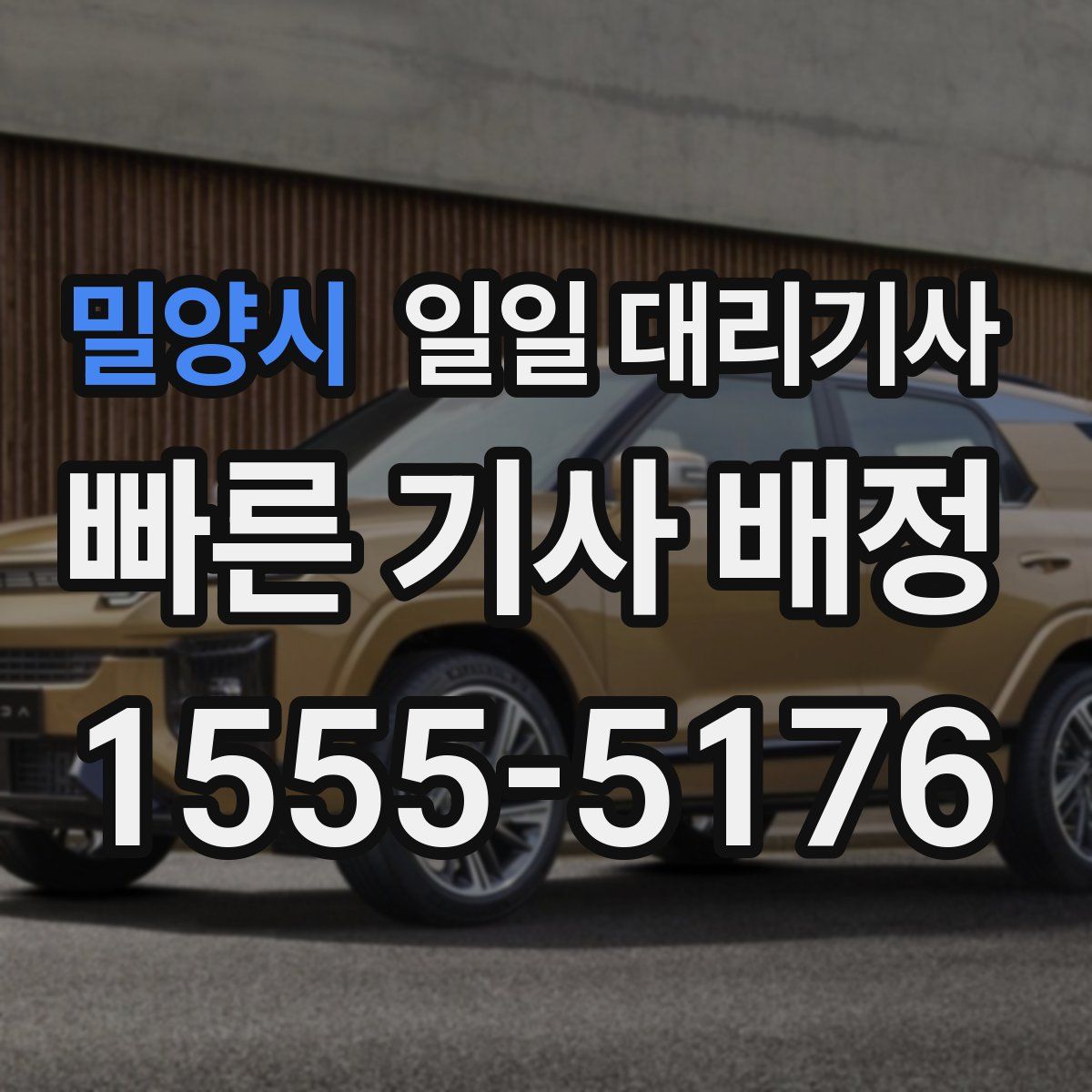 밀양시 일일 대리기사