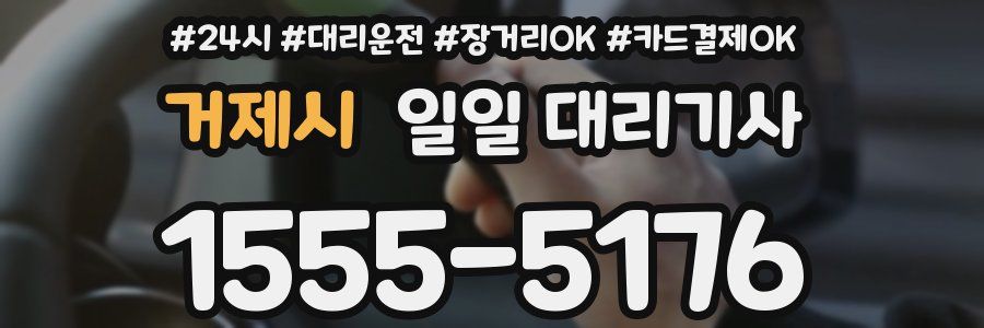 거제시 일일 대리기사