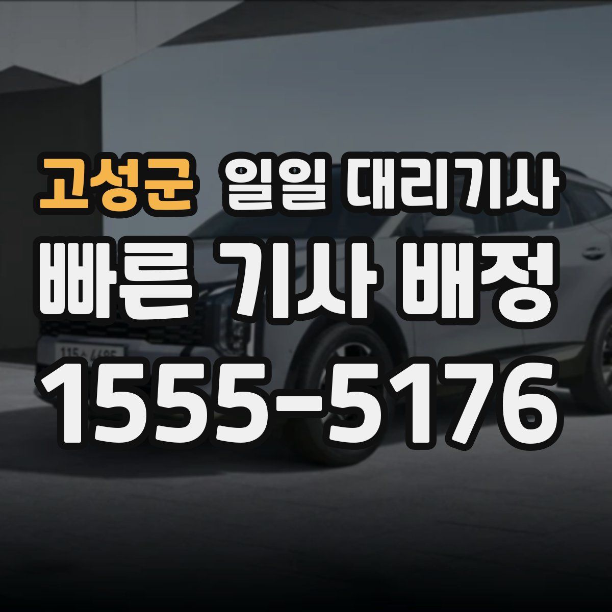 고성군 일일 대리기사