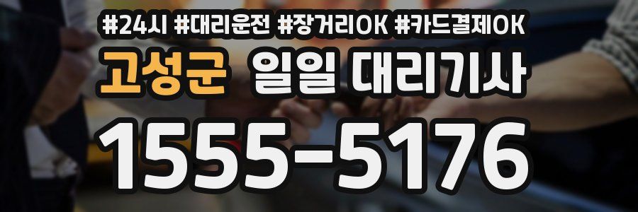고성군 일일 대리기사