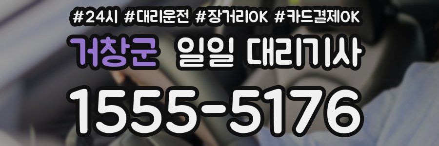 거창군 일일 대리기사