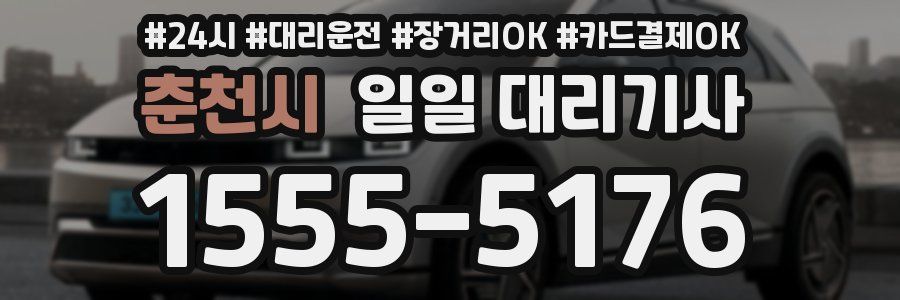 춘천시 일일 대리기사